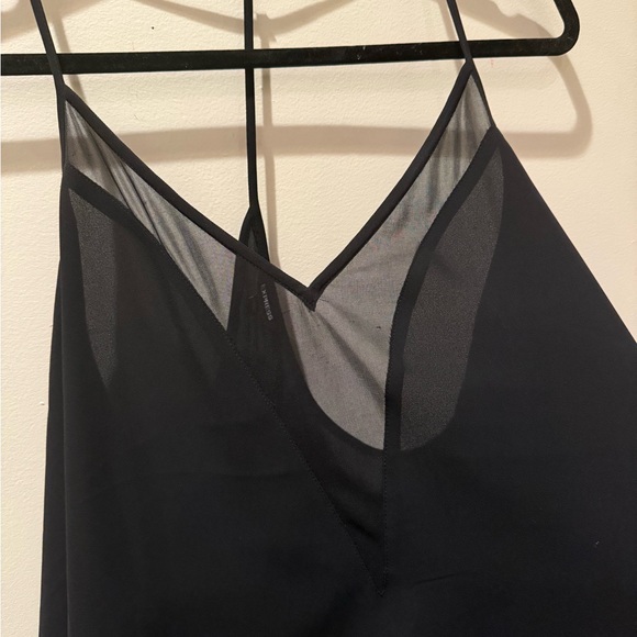 Express Black V-Neck Top - Picture 2 of 5